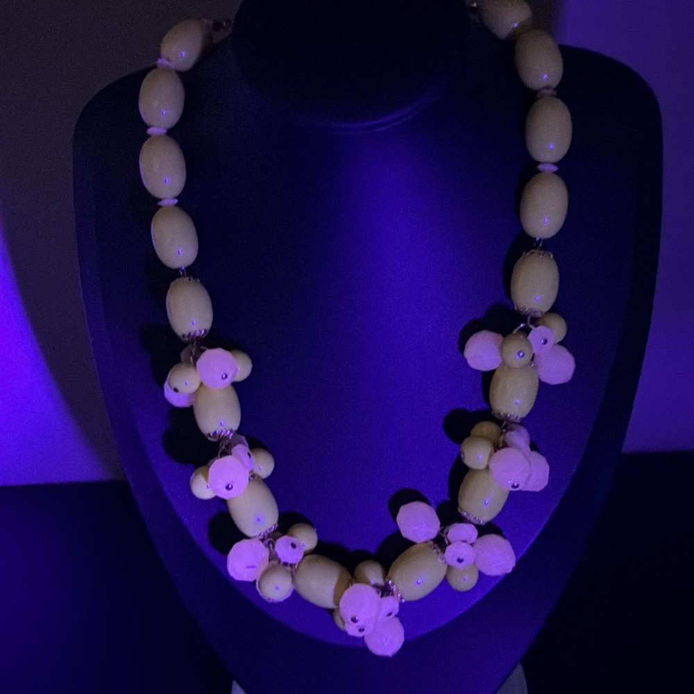 Robert Rose Yellow Cluster Beaded Statement Sunsh… - image 2